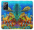 S2568 Mer Poissons marins Coraux Sous-marine Océan Etui Coque Housse pour Samsung Galaxy Note 20 Ultra, Ultra 5G