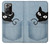 S2641 Noir Chat Poche Etui Coque Housse pour Samsung Galaxy Note 20 Ultra, Ultra 5G