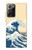 S2790 Hokusai Sous la vague au large de Kanagawa Etui Coque Housse pour Samsung Galaxy Note 20 Ultra, Ultra 5G