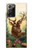 S2841 Renne de Noël millésimé Etui Coque Housse pour Samsung Galaxy Note 20 Ultra, Ultra 5G