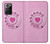 S2847 Rose Rétro téléphone Rotatif Etui Coque Housse pour Samsung Galaxy Note 20 Ultra, Ultra 5G