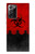 S2917 Biohazards Virus Alert Rouge Etui Coque Housse pour Samsung Galaxy Note 20 Ultra, Ultra 5G