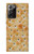 S2987 Crème Biscuits Cracker Etui Coque Housse pour Samsung Galaxy Note 20 Ultra, Ultra 5G