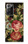 S3013 Roses Antique Millésime Etui Coque Housse pour Samsung Galaxy Note 20 Ultra, Ultra 5G