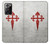 S3200 Ordre de Santiago Croix de Saint-Jacques Etui Coque Housse pour Samsung Galaxy Note 20 Ultra, Ultra 5G