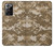 S3294 Armée Tan Coyote Camo Désert Camouflage Etui Coque Housse pour Samsung Galaxy Note 20 Ultra, Ultra 5G
