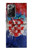 S3313 Croatie Drapeau graphique Football Millésime Etui Coque Housse pour Samsung Galaxy Note 20 Ultra, Ultra 5G