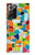 S3391 Art abstrait carreaux de mosaïque graphique Etui Coque Housse pour Samsung Galaxy Note 20 Ultra, Ultra 5G