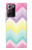 S3514 Arc en ciel Zigzag Etui Coque Housse pour Samsung Galaxy Note 20 Ultra, Ultra 5G