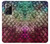 S3539 Sirène écailles de poisson Etui Coque Housse pour Samsung Galaxy Note 20 Ultra, Ultra 5G