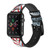 CA0024 Vampire Skull Tattoo Leather & Silicone Smart Watch Band Strap For Apple Watch iWatch