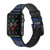 CA0041 Board Circuit Leather & Silicone Smart Watch Band Strap For Apple Watch iWatch