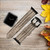 CA0079 Wood Graphic Printed Leather & Silicone Smart Watch Band Strap For Apple Watch iWatch