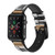 CA0117 Keyboard Digital Piano Leather & Silicone Smart Watch Band Strap For Apple Watch iWatch
