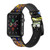 CA0120 Mulberry Tree Van Gogh Leather & Silicone Smart Watch Band Strap For Apple Watch iWatch