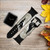 CA0221 Wolf Howling at The Moon Leather & Silicone Smart Watch Band Strap For Apple Watch iWatch