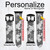 CA0240 Gris Camo Camouflage Imprimé graphique Bracelet de montre intelligente en cuir et silicone pour Apple Watch iWatch