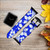 CA0253 Hawaiian Hibiscus Blue Pattern Leather & Silicone Smart Watch Band Strap For Apple Watch iWatch