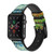 CA0403 Field Of Poppies Vincent Van Gogh Leather & Silicone Smart Watch Band Strap For Apple Watch iWatch