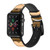 CA0419 Cute Grumpy Monkey Cartoon Leather & Silicone Smart Watch Band Strap For Apple Watch iWatch