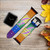 CA0494 Rainbow LGBT Gay Pride Flag Leather & Silicone Smart Watch Band Strap For Apple Watch iWatch