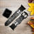 CA0506 Vintage Director Clapboard Leather & Silicone Smart Watch Band Strap For Apple Watch iWatch