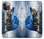S0084 Tortue sous la pluie Etui Coque Housse pour iPhone 12, iPhone 12 Pro