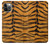 S0576 Tigre Peau Etui Coque Housse pour iPhone 12, iPhone 12 Pro