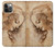 S1045 Leonardo da Vinci Femme Head Etui Coque Housse pour iPhone 12, iPhone 12 Pro