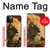 S1046 Le Roi Lion de la forêt Etui Coque Housse pour iPhone 12, iPhone 12 Pro