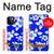 S2244 Motif Hawai Hibiscus Bleu Etui Coque Housse pour iPhone 12, iPhone 12 Pro