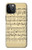 S2504 Millésimé Partitions Etui Coque Housse pour iPhone 12, iPhone 12 Pro