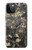 S2664 Noir Fleur Amandier Van Gogh Etui Coque Housse pour iPhone 12, iPhone 12 Pro