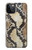 S2703 Serpent Texture Imprimé graphique Peau Etui Coque Housse pour iPhone 12, iPhone 12 Pro