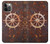 S2766 Roue de bateau Rusty Texture Etui Coque Housse pour iPhone 12, iPhone 12 Pro