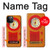 S2780 Radio bakélite orange millésimé Etui Coque Housse pour iPhone 12, iPhone 12 Pro