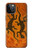 S2901 Lezard Art autochtone Etui Coque Housse pour iPhone 12, iPhone 12 Pro