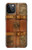 S3012 Coffre au trésor Etui Coque Housse pour iPhone 12, iPhone 12 Pro