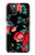 S3112 Motif floral Rose Noir Etui Coque Housse pour iPhone 12, iPhone 12 Pro