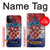 S3313 Croatie Drapeau graphique Football Millésime Etui Coque Housse pour iPhone 12, iPhone 12 Pro