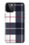 S3452 Plaid en tissu Etui Coque Housse pour iPhone 12, iPhone 12 Pro