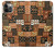 S3460 Motif Art Mali Etui Coque Housse pour iPhone 12, iPhone 12 Pro