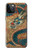 S3541 Peinture Dragon Nuage Etui Coque Housse pour iPhone 12, iPhone 12 Pro