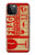 S3552 Millésime Étiquette fragile Etui Coque Housse pour iPhone 12, iPhone 12 Pro