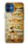 S0272 Egypte murale Art Etui Coque Housse pour iPhone 12 mini