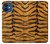 S0576 Tigre Peau Etui Coque Housse pour iPhone 12 mini