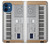 S0891 Clavier numérique Piano Etui Coque Housse pour iPhone 12 mini