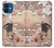 S1332 Ito Jakuchu Coq Etui Coque Housse pour iPhone 12 mini
