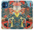 S1826 Utagawa Kuniyoshi Guan Yu Etui Coque Housse pour iPhone 12 mini