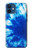 S1869 Tie Dye Bleu Etui Coque Housse pour iPhone 12 mini